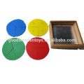 Enseignement pédagogique en bois préscolaire Cercle Fraction Box Educational Learning Toys